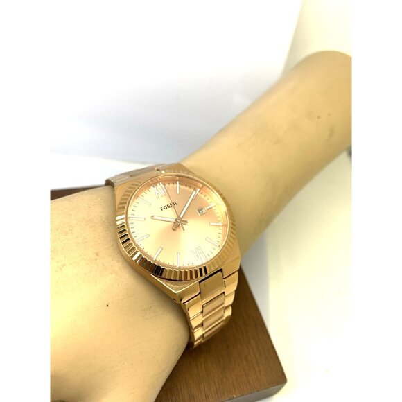 Fossil Women\'s Watch ES5258 Scarlette Quartz Rose Gold Tone Stainless Steel 38mm main image 5